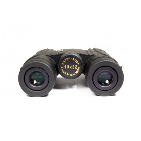 Levenhuk Vegas 10x32 Binoculars Roof prism 10x fogproof waterproof with accessory kit (Gray)